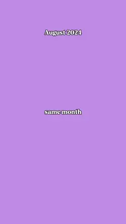 same month