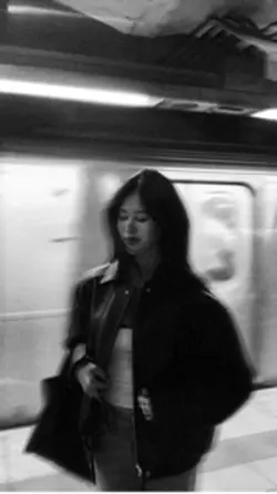 black and white