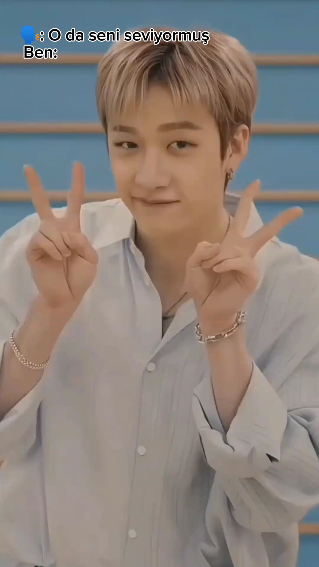 o da seni seviyormuş