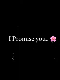 I promise you 