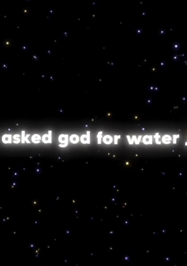 God gave me you