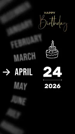 HBD 25 April 2026 
