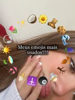 Emojis mais usados🍂🍪
