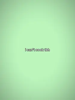 i can't cook
