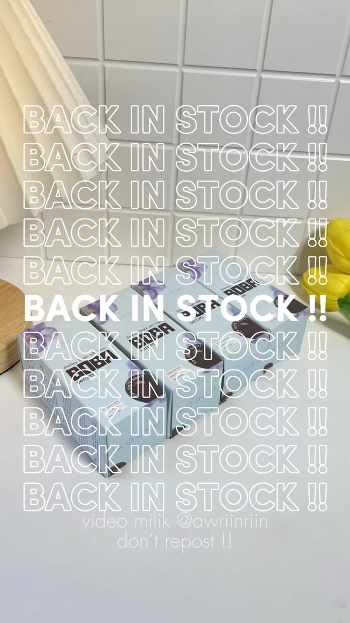 Tekrar stokta produk