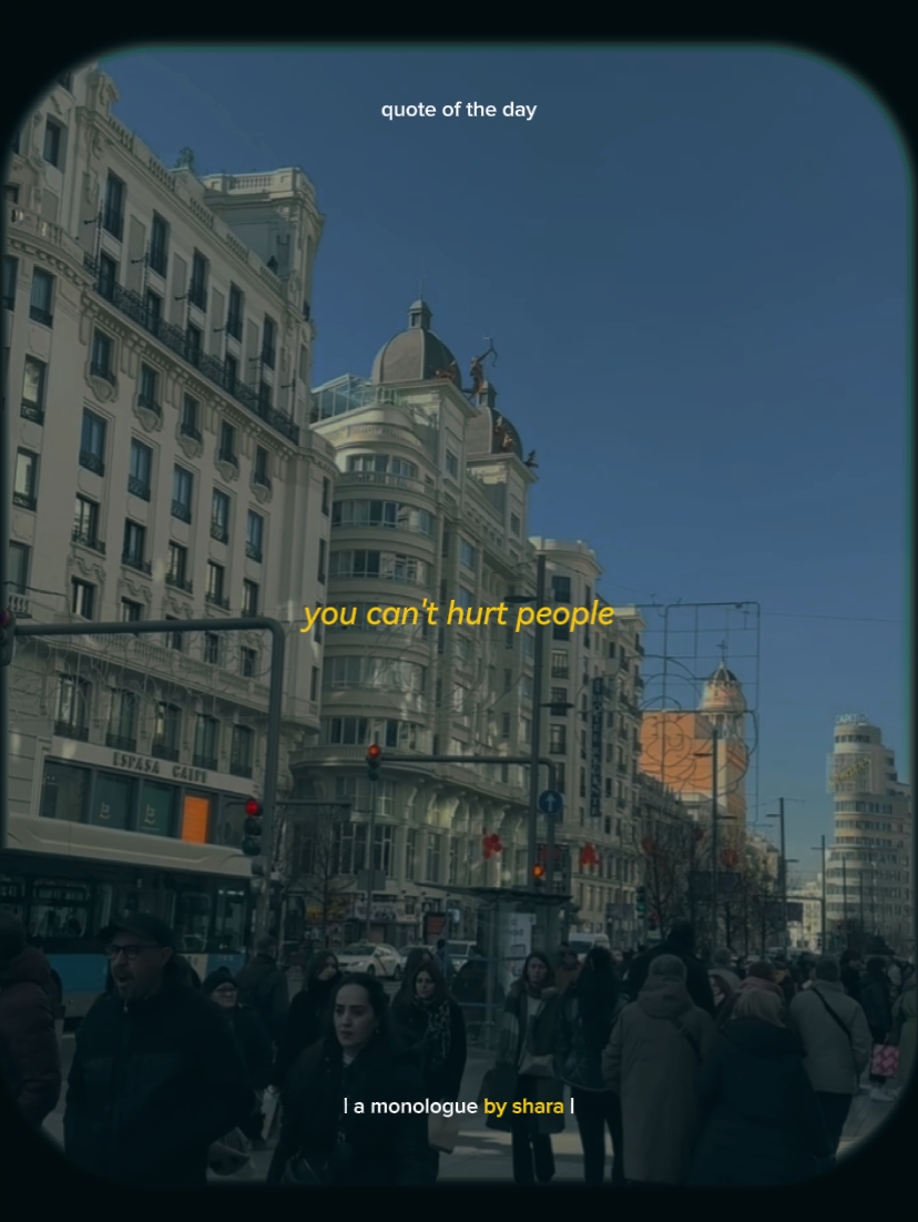 you can't hurtpeople