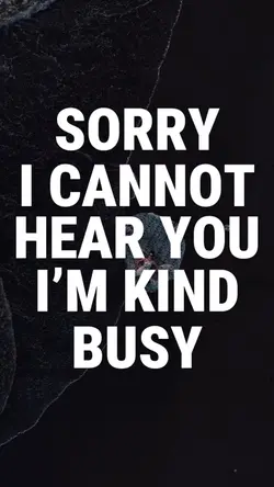 Kind busy