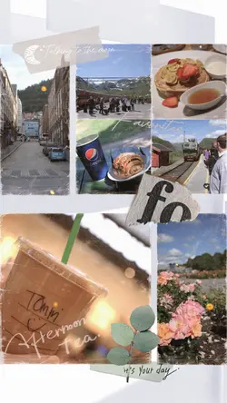 レトロなコラージュ