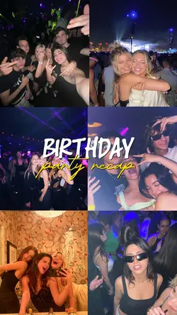 Birthday party recap