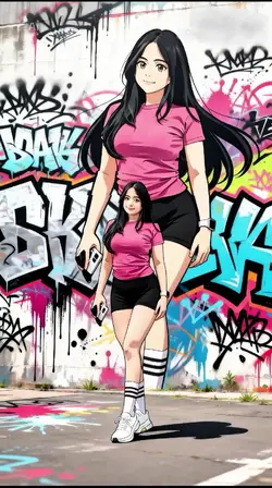 Al Graffiti Cartoon 