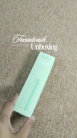 Facialwash Unboxing