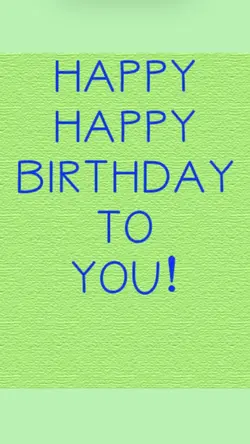 happy birthday