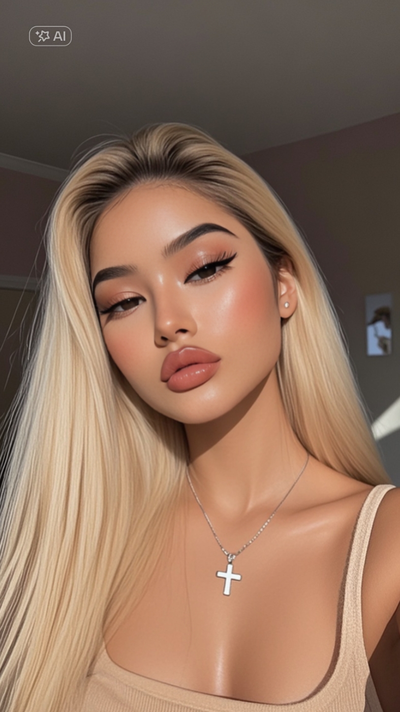 blonde rambut