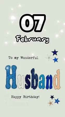 hbd husband 07 feb