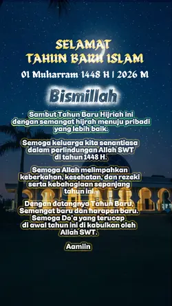 TAHUN BARU ISLAM