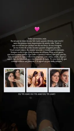 Aniversário mãe 