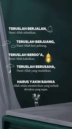 Harus yakin