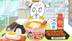 편의점에서 먹방!!!