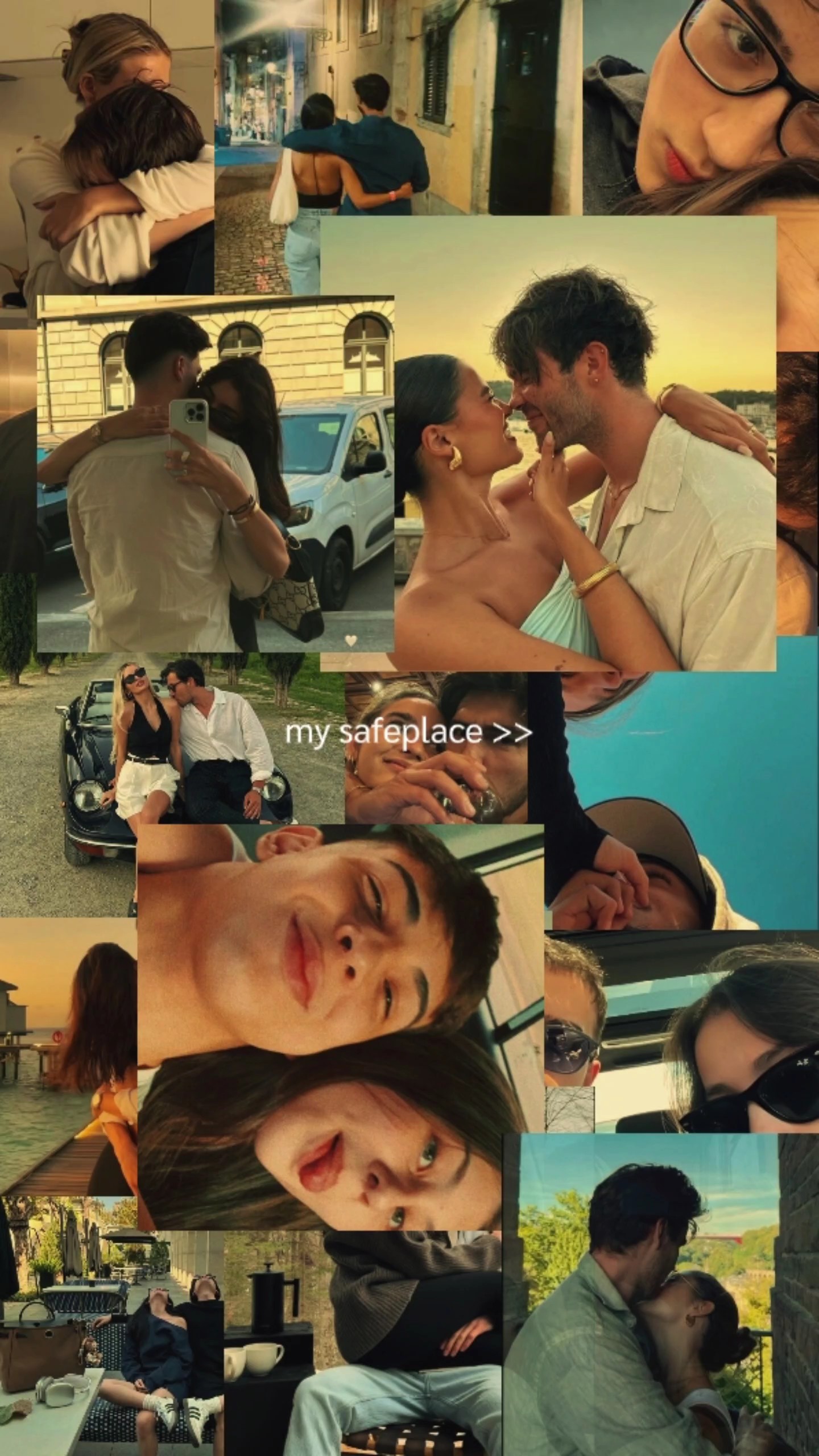Collage de pareja