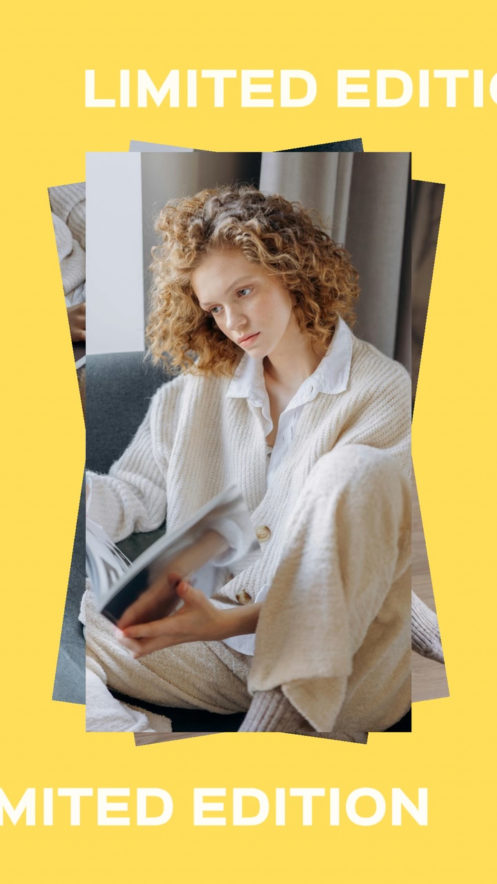 Text Animation Pulling Type Fashion Black Friday Sale In TikTok Style 
