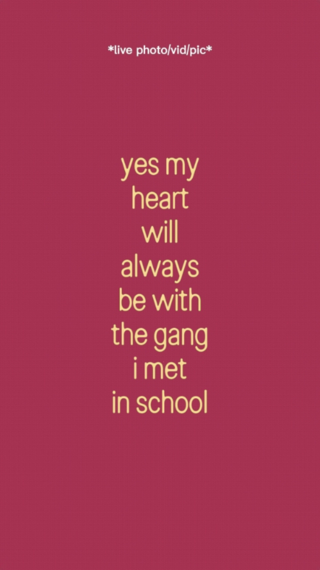 I Met In School. 