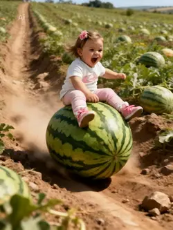 Funny watermelon
