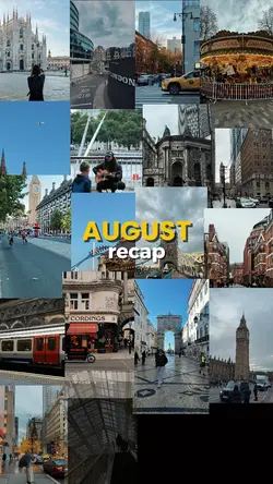 AUGUST RECAP 