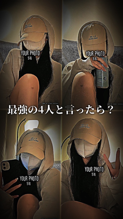 4 pessoas!
