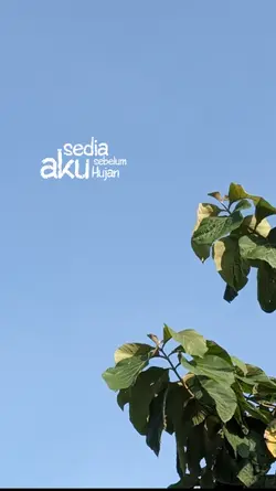 SediaAkuSebelumHujan