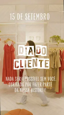 Dia do cliente!