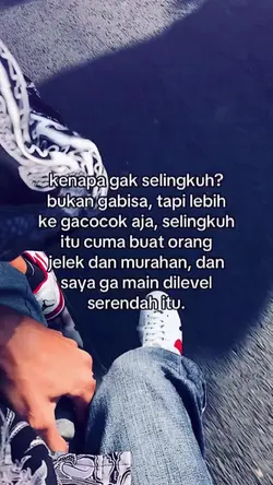 kenapa ga selingkuh
