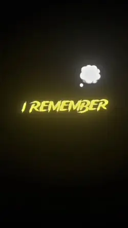 I remember when I