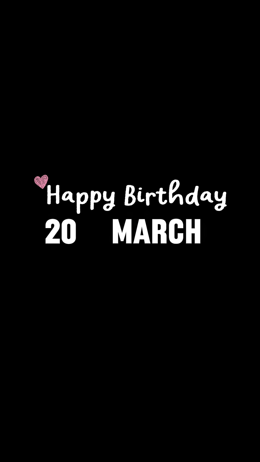 CUMPLEAÑOS 20 DE MARZO