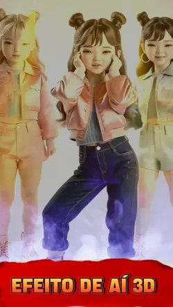 efeito de aí 3D 