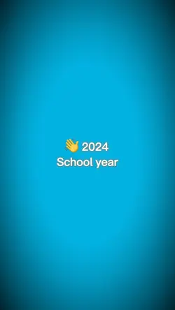 👋 2024 school year