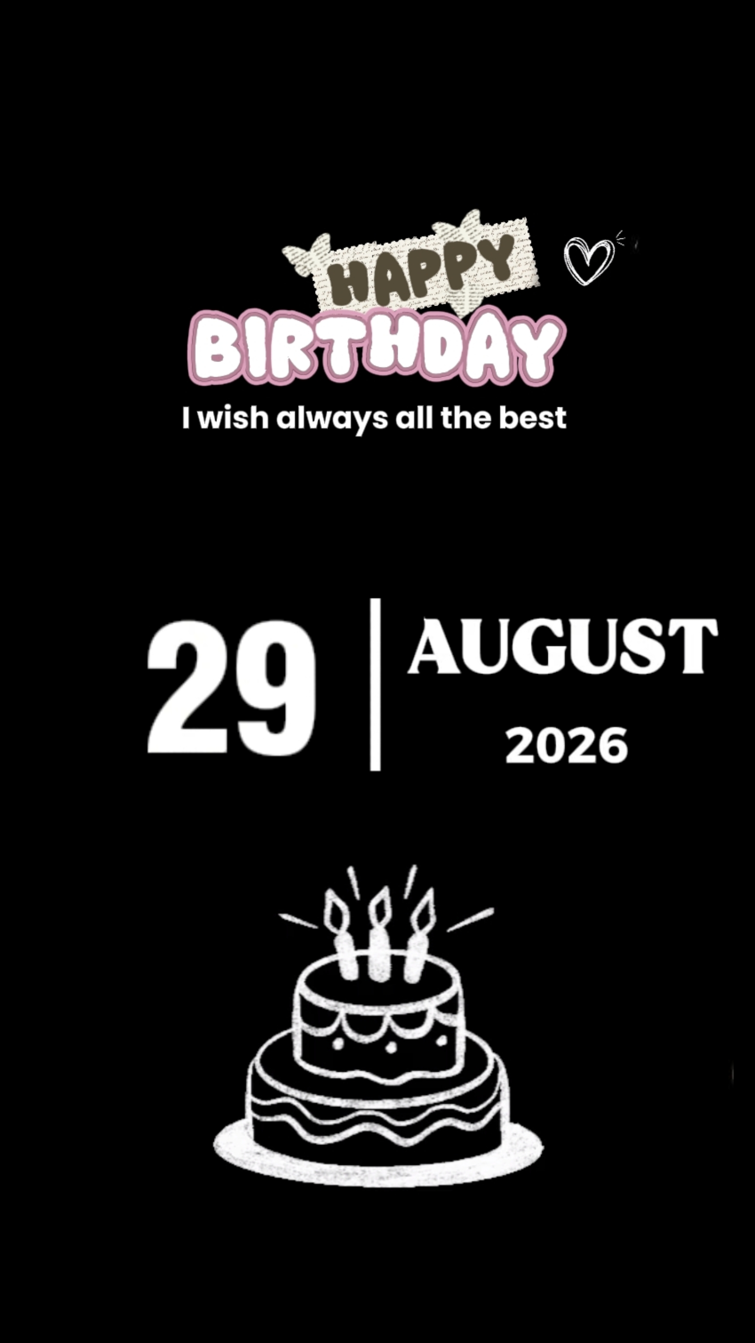 CUMPLEAÑOS 29 DE AGOSTO 