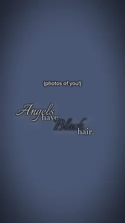 angels hv black hair