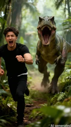 T-Rex chase