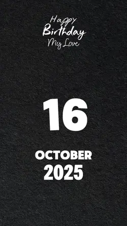 Hbd 16 october 2025