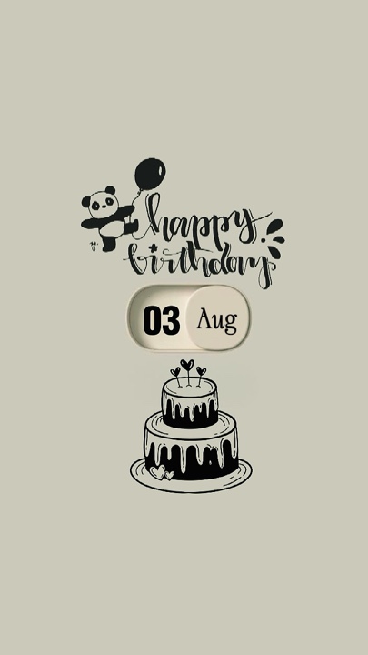 Aug 03rd Birthday 