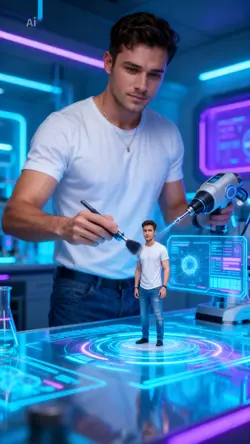 futuristic miniature