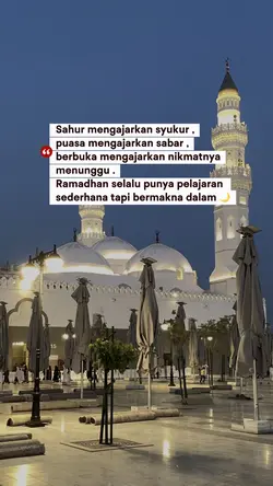 Sahur mengajarkan sy