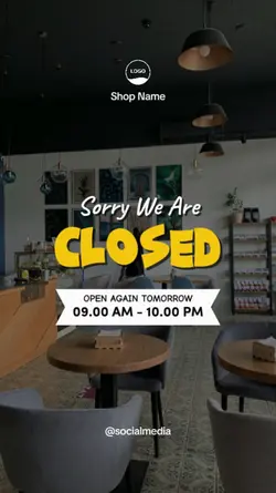 Sorry We Are Closed 