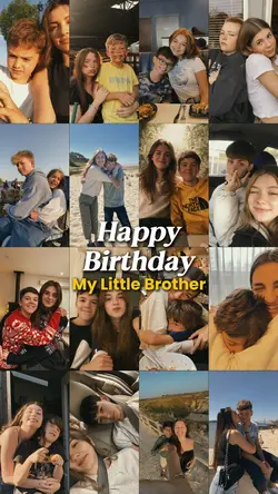 HBD MY LITTLE BRO