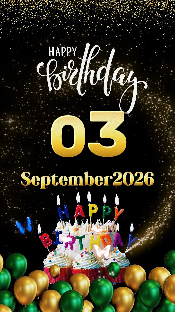 HBD 03 septembre 2026