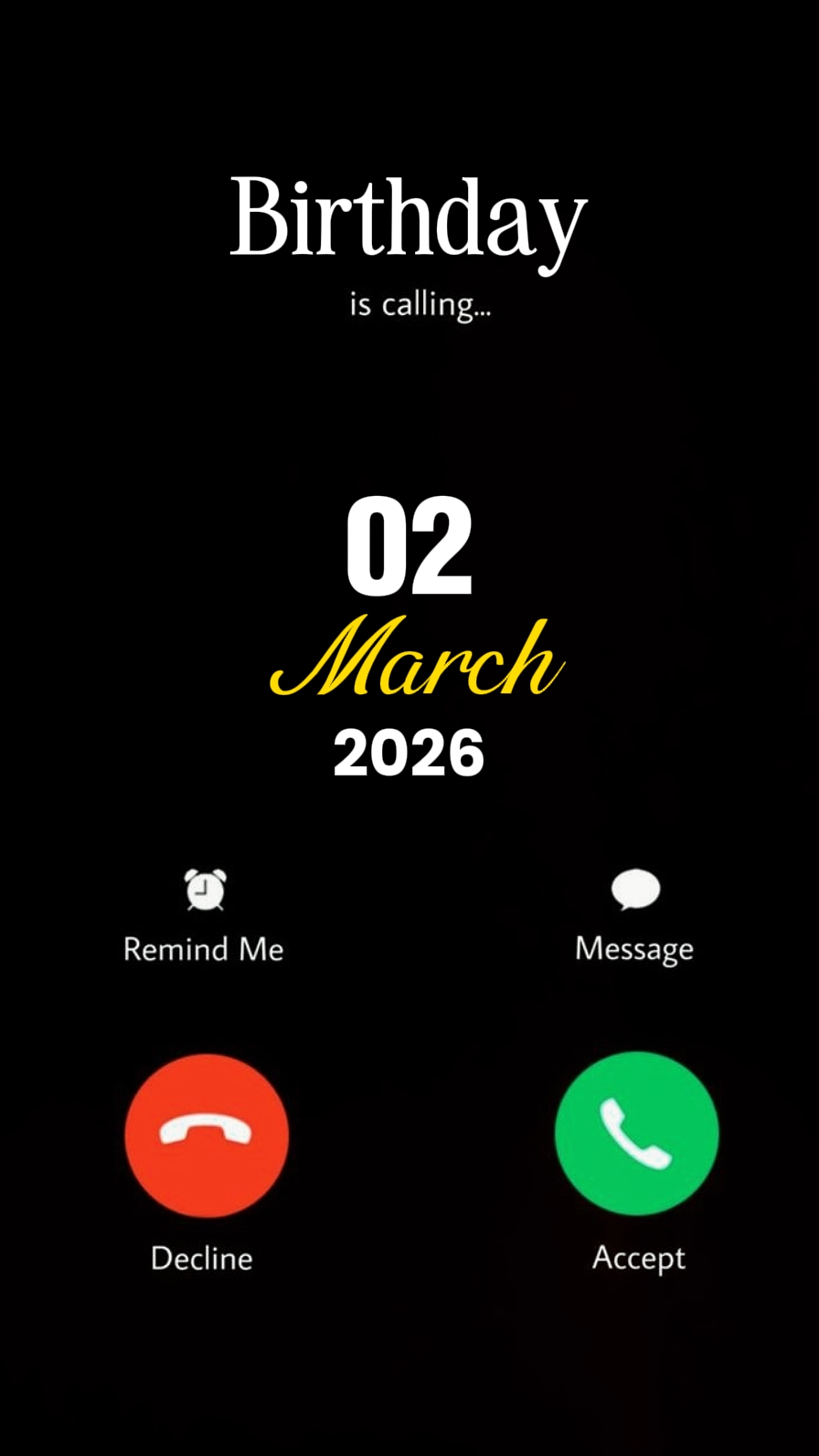 2 March Birthday