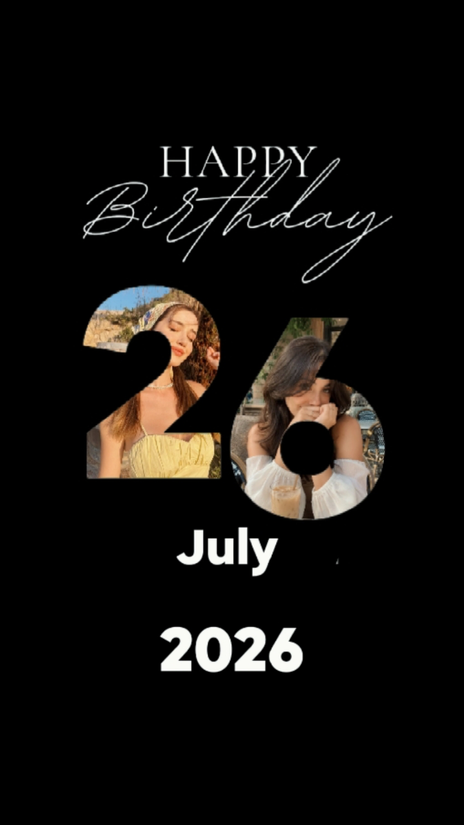 ANNIVERSAIRE 26 JUILLET