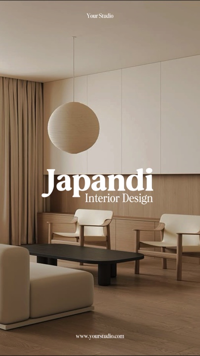 Japandi interior 