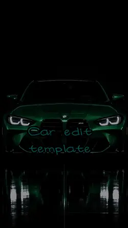 Car edit template 