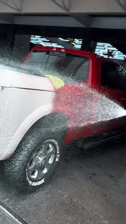 Wash Truck Red